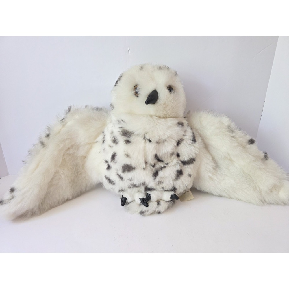 Folkmanis puppet Snowy White Owl moveable head
